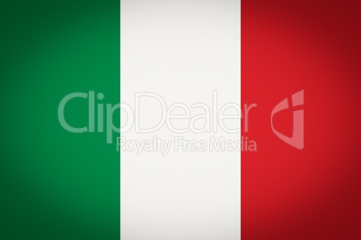 italian flag vignetted