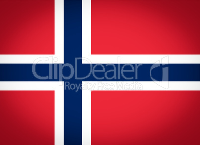 flag of norway vignetted
