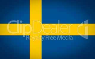 flag of sweden vignetted