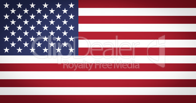 flag of the usa vignetted