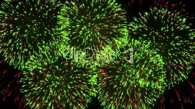 large fireworks display seamless loop