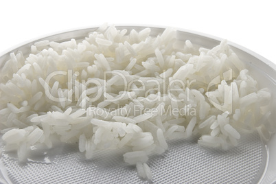 Boiled white rice