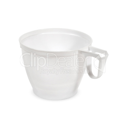 Plastic coffee cup