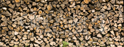 Brennholz, Holzlager, Holzstapel