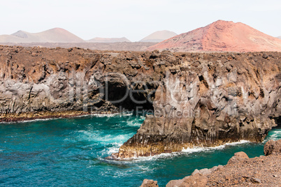 costa los hervideros, lanzarote, spanien, spain