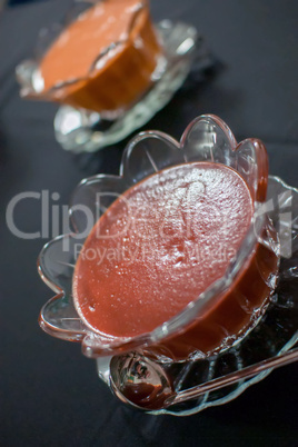 various barbecue sauces in glass bowls