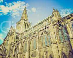 retro looking glasgow cathedral