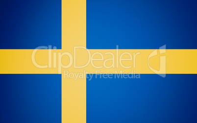retro look flag of sweden