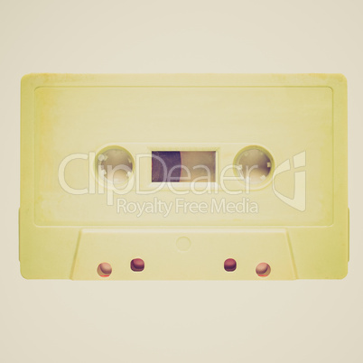 retro look tape cassette