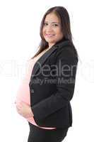 pregnant business woman