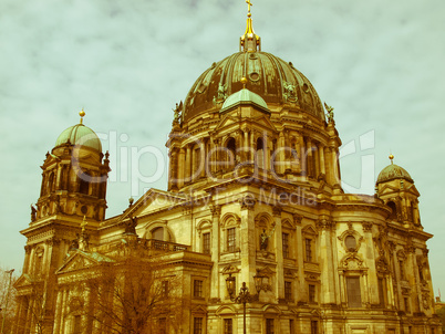 retro looking berliner dom