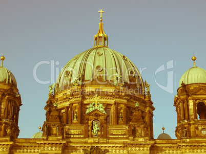 retro looking berliner dom