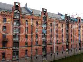 Alte Speicherstadt in Hamburg