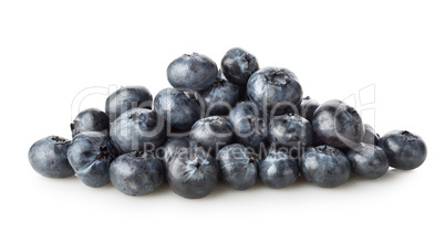 Handful of blueberries