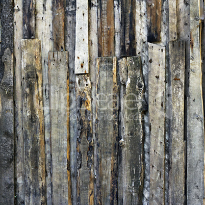 Grunge background with wooden scrap materials