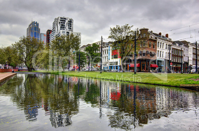 Rotterdam city view