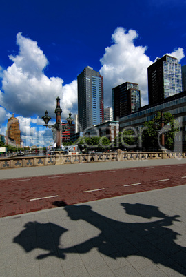 Rotterdam city view