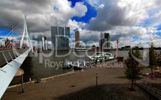 Rotterdam city view