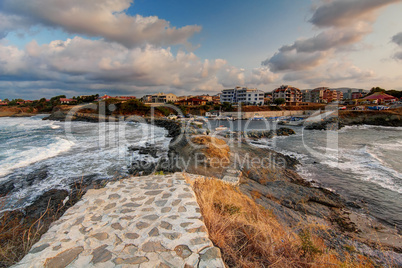 Sea port panorama