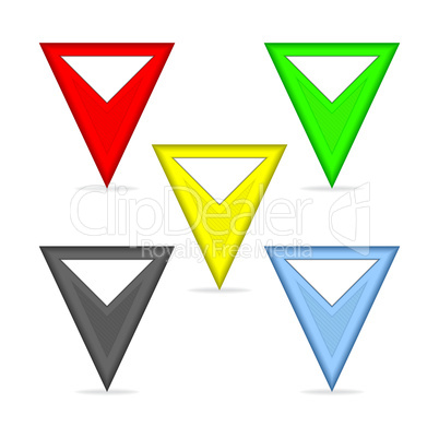 Triangular pointers