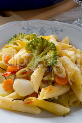 Pasta Casserole with vegetables