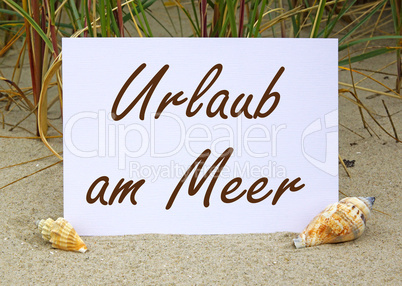 Urlaub am Meer