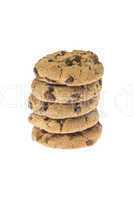 stacked chocolate chips cookies