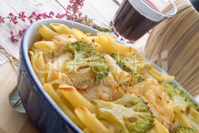 Pasta Casserole with vegetables