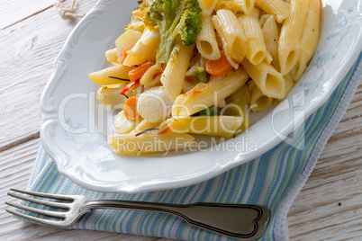 Pasta Casserole with vegetables