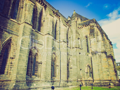 retro looking glasgow cathedral