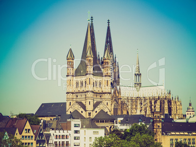 retro look koeln dom