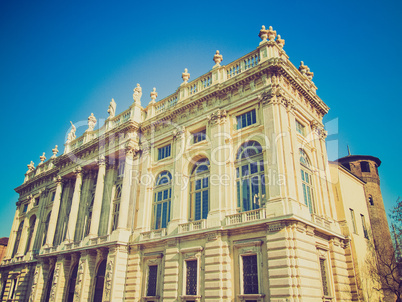 retro look palazzo madama, turin