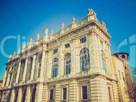 retro look palazzo madama, turin