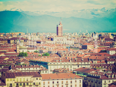 retro look turin, italy