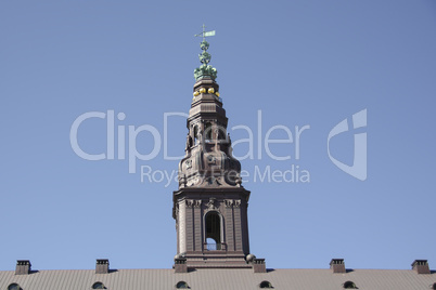 tower of christiansborg palace in copenhagen