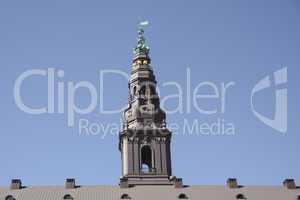 tower of christiansborg palace in copenhagen