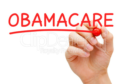 ObamaCare Red Marker