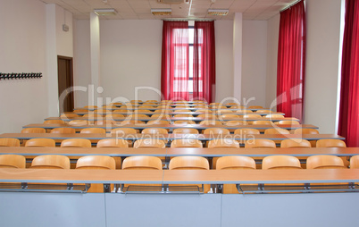 empty classroom