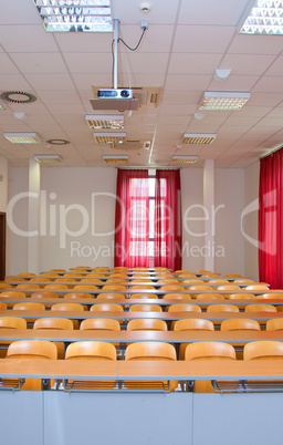 empty classroom