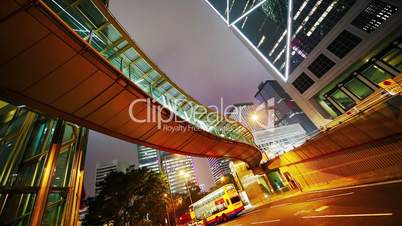 hong kong architecture. timelapse
