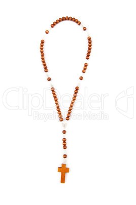 Wooden rosary beads