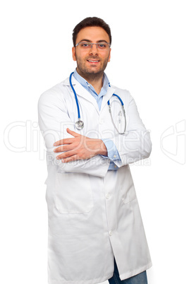 Handsome young doctor