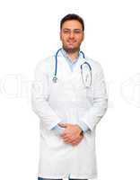 Handsome young doctor