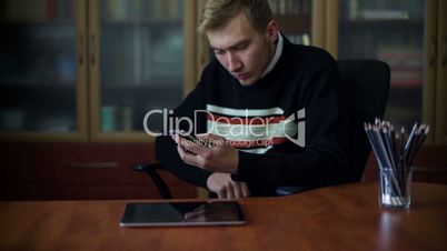 Businessman On The Phone While Working 2