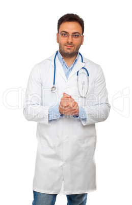 Handsome young doctor