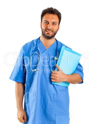 Male nurse portrait