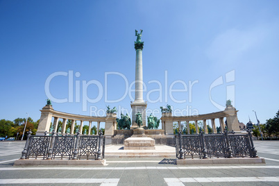 millenium monument in budapest