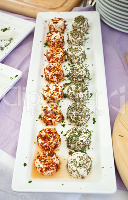 Soft cheese with spices