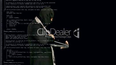 Masked criminal cybercrime source code