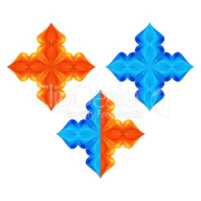 Fire and water symbol